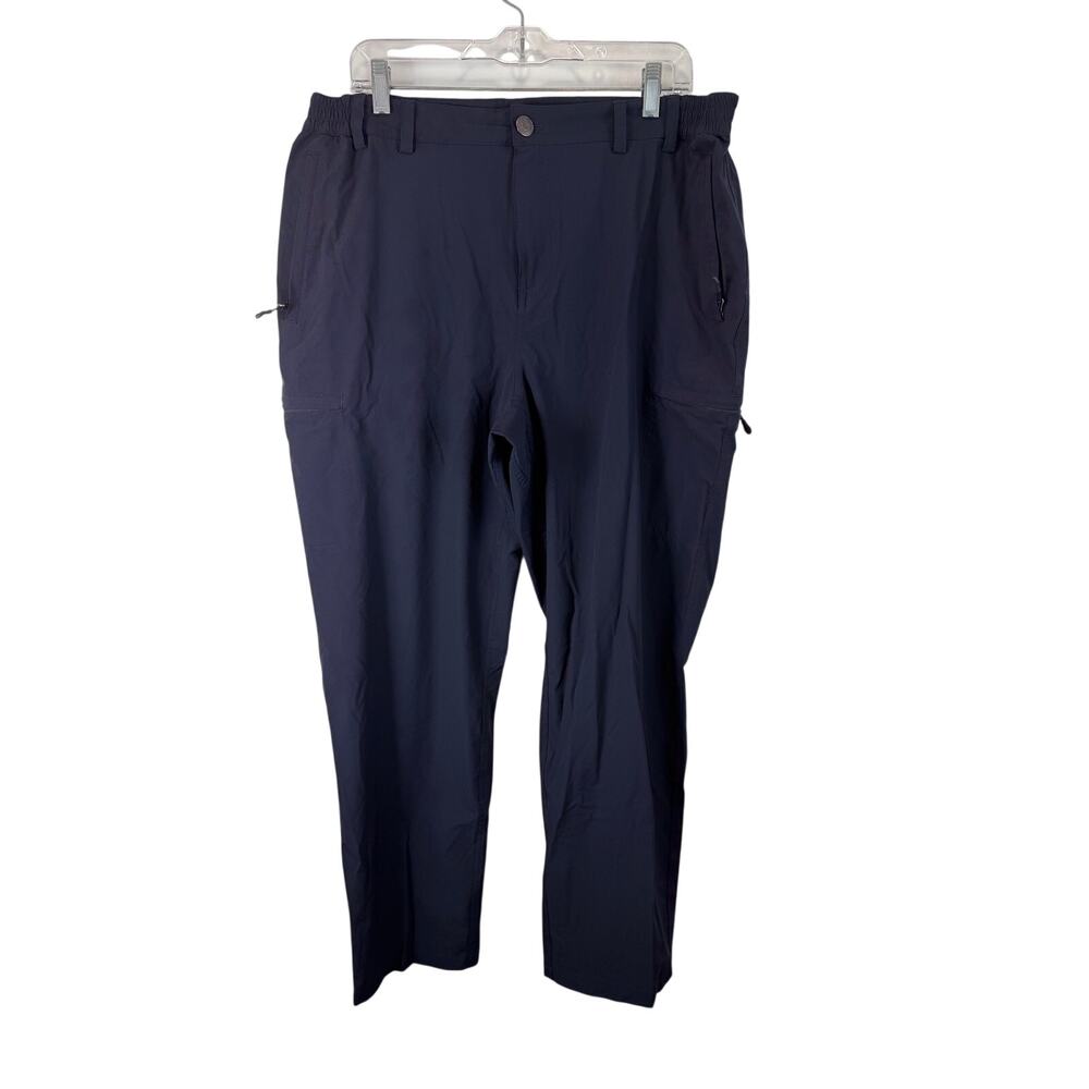 Mier Women's Cargo Ripstop Hiking Pants Navy Blue Size 16 Nylon Stretch